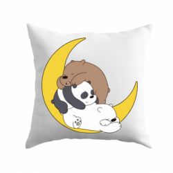 Подушка We bare bears sleep - PrintSalon