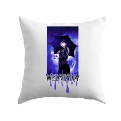 Подушка Wednesday Text Logo-PrintSalon Подушка Wednesday Text Logo