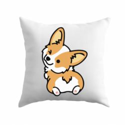 Подушка Winking Corgi - PrintSalon