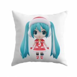 Подушка Winter Hatsune Miku - PrintSalon
