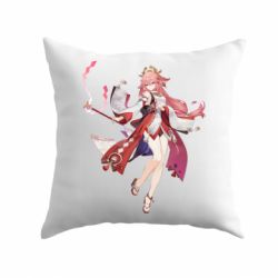 Подушка Яэ Мико арт
