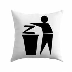 Подушка Z is a trash - PrintSalon