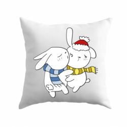 Подушка Зайцы - PrintSalon