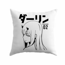 Подушка Zero Two Girl - PrintSalon