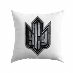 Подушка ЗСУ метал лого