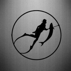 Наклейка Подводная охота