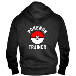 Чоловіче худі на блискавці Pokemon Trainer - PrintSalon
