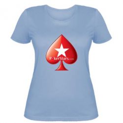 Женская футболка Poker Stars Game - PrintSalon