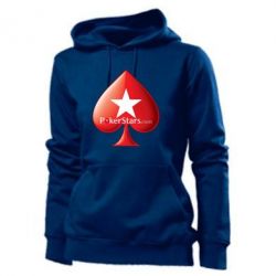 Женское худи Poker Stars Game - PrintSalon