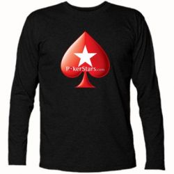 Футболка с длинным рукавом Poker Stars Game - PrintSalon