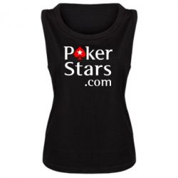 Женская майка Poker Stars - PrintSalon
