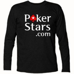 Футболка с длинным рукавом Poker Stars - PrintSalon