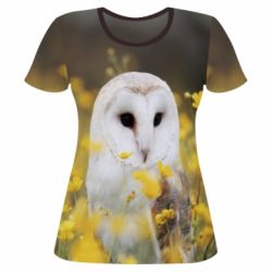 Жіноча 3D футболка Polar owl - PrintSalon