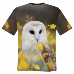 Чоловіча футболка 3D Polar owl - PrintSalon