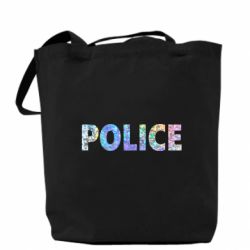 Эко-сумка Police голограмма - PrintSalon