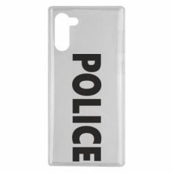 Чехол для Samsung Note 10 POLICE - PrintSalon
