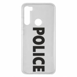 Чехол для Xiaomi Redmi Note 8 POLICE - PrintSalon