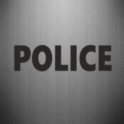 Наклейка POLICE - PrintSalon