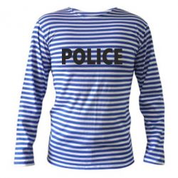 Тельняшка с длинным рукавом POLICE - PrintSalon