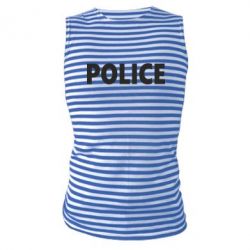 Майка-тельняшка POLICE - PrintSalon