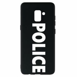 Чехол для Samsung A8+ 2018 POLICE - PrintSalon