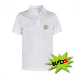 Детское поло Star Trek Gold Logo - PrintSalon