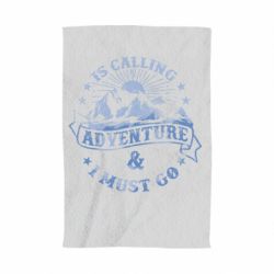 Полотенце с принтом Adventure is calling - PrintSalon