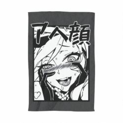 Полотенце с принтом Ahegao Girl - PrintSalon