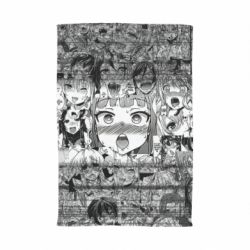 Рушник з принтом Ahegao Glitch - PrintSalon