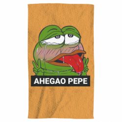 Полотенце с принтом Аhegao PePe - PrintSalon