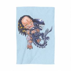 Полотенце с принтом Alien vs Predator - PrintSalon
