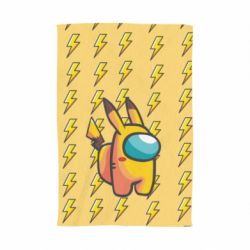 Полотенце с принтом Among Us - Pikachu skin - PrintSalon