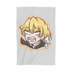 Полотенце с принтом Angry Zenitsu Agatsuma - PrintSalon