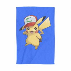Полотенце с принтом Ash's hat Pikachu - PrintSalon