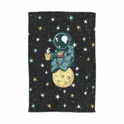 Рушник з принтом Astronaut and coffee - PrintSalon