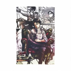 Рушник з принтом Attack on Titan Кapral Levi