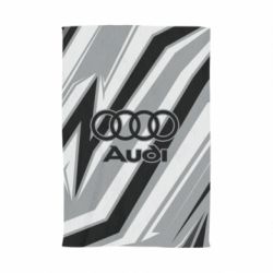 Полотенце с принтом Audi and gray background - PrintSalon