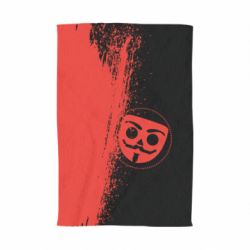 Рушник з принтом Бабл Квас червоний арт - PrintSalon