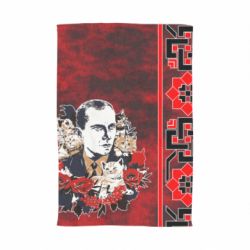 Рушник з принтом Батько наш Бандера Мяу! - PrintSalon