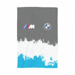 Полотенце с принтом BMW logo and gray background - PrintSalon