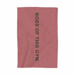 Полотенце с принтом Boss of this Gym - PrintSalon