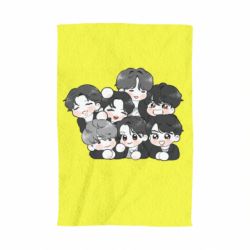 Рушник з принтом BTS Cute Art - PrintSalon