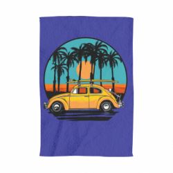 Полотенце с принтом Car and sunset - PrintSalon