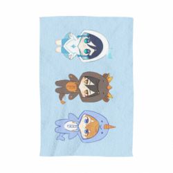 Рушник з принтом Чжун, Венті і Тортик - PrintSalon