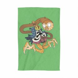 Полотенце с принтом Creepy Hooty - PrintSalon