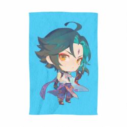 Полотенце с принтом Cute Chibi Xiao - PrintSalon