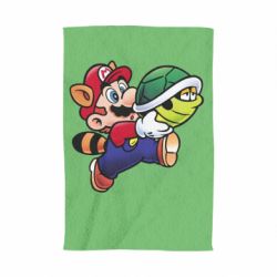 Полотенце с принтом Cute Mario with turtle - PrintSalon
