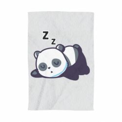 Полотенце с принтом Cute panda sleeping - PrintSalon