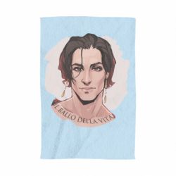 Полотенце с принтом Damiano David  portrait - PrintSalon
