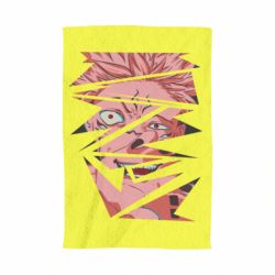 Полотенце с принтом Demon Yuji Itadori - PrintSalon